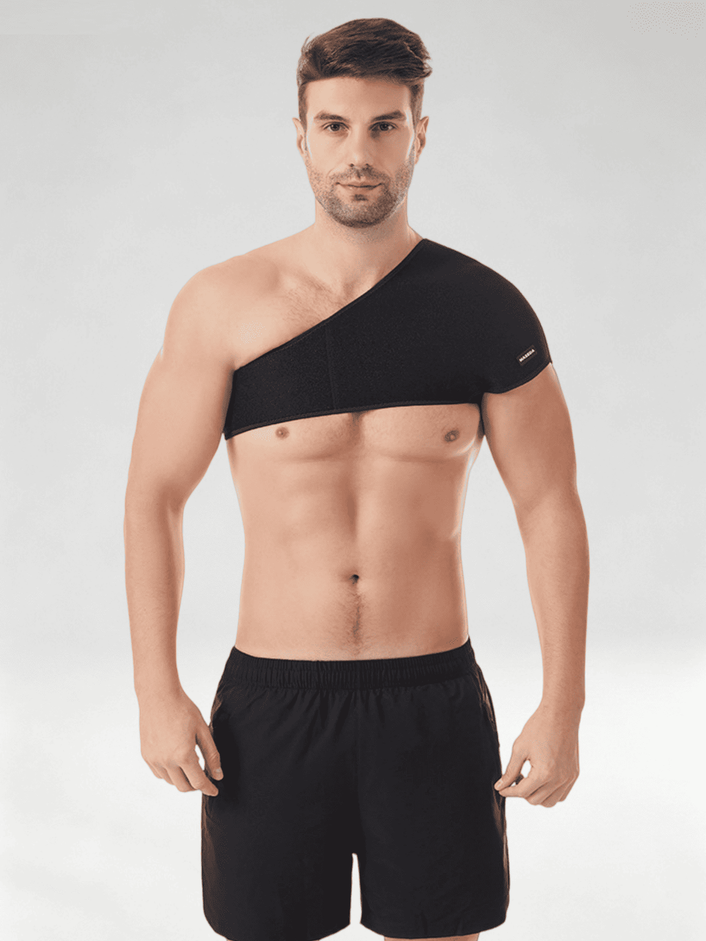 Flexvibe Single Shoulder Compression Support Breathable Warm Protective Strap for Men Women Fitness