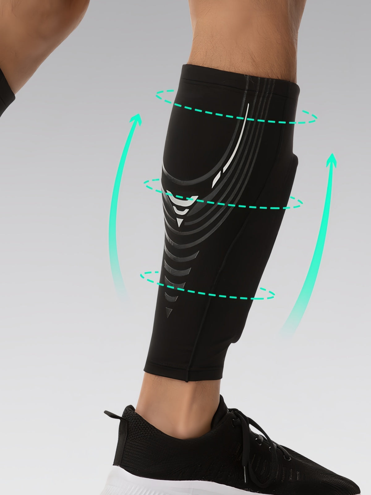 Flexvibe Honeycomb Anti‑Collision Shin Guard Breathable Non‑Slip Reflective for Football Running