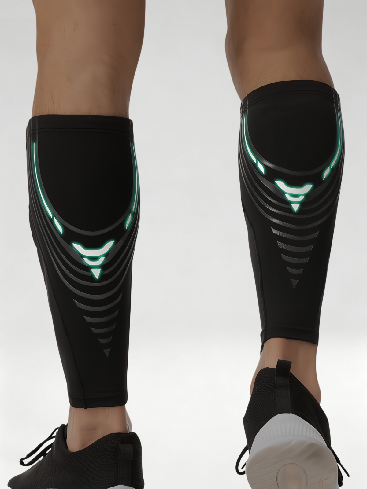 Flexvibe Honeycomb Anti‑Collision Shin Guard Breathable Non‑Slip Reflective for Football Running