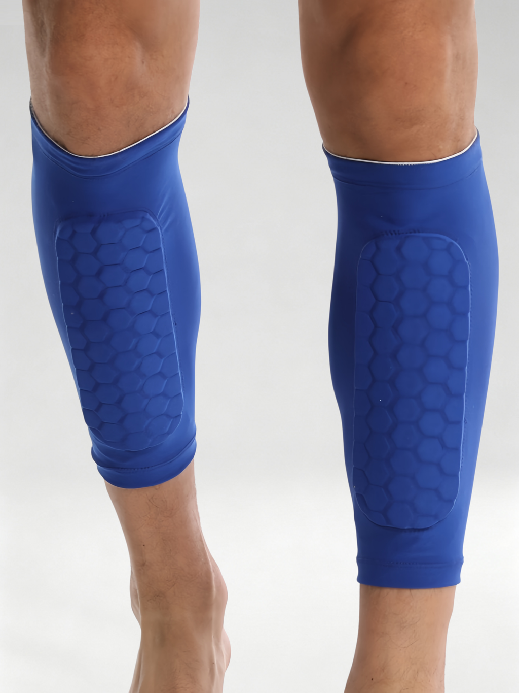 Flexvibe Honeycomb Anti‑Collision Shin Guard Breathable Non‑Slip Reflective for Football Running