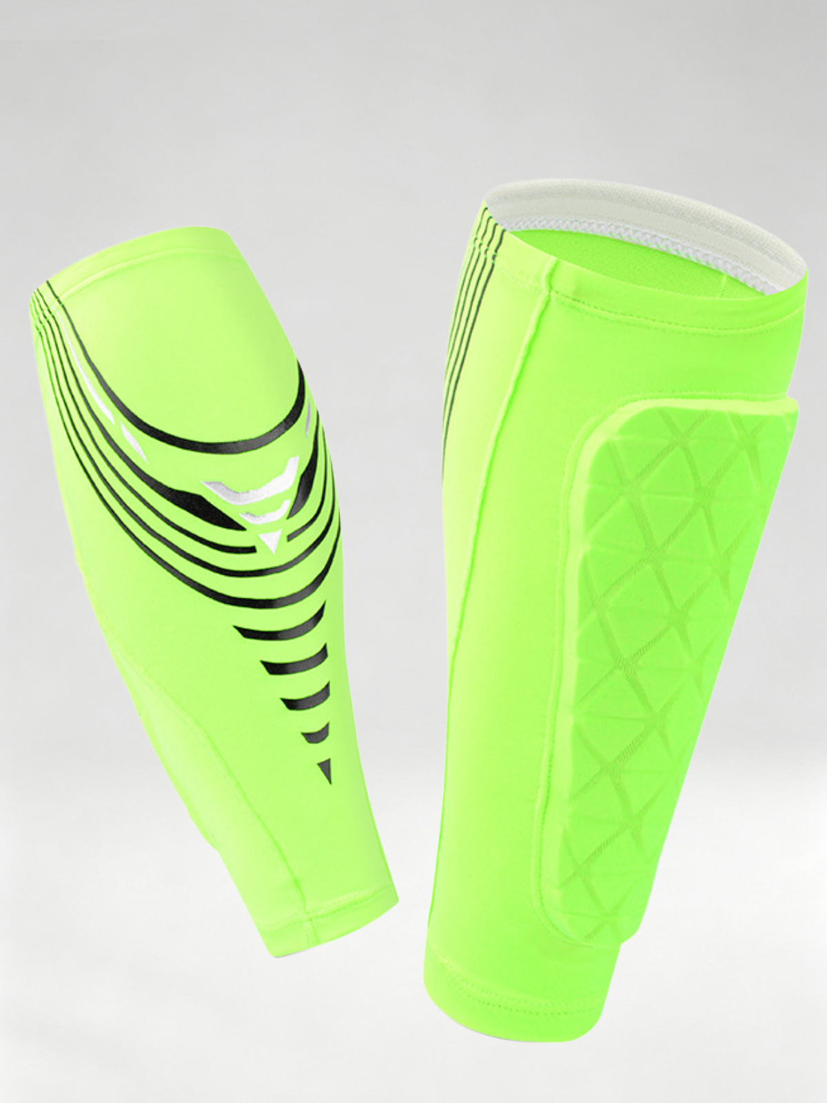 Flexvibe Honeycomb Anti‑Collision Shin Guard Breathable Non‑Slip Reflective for Football Running