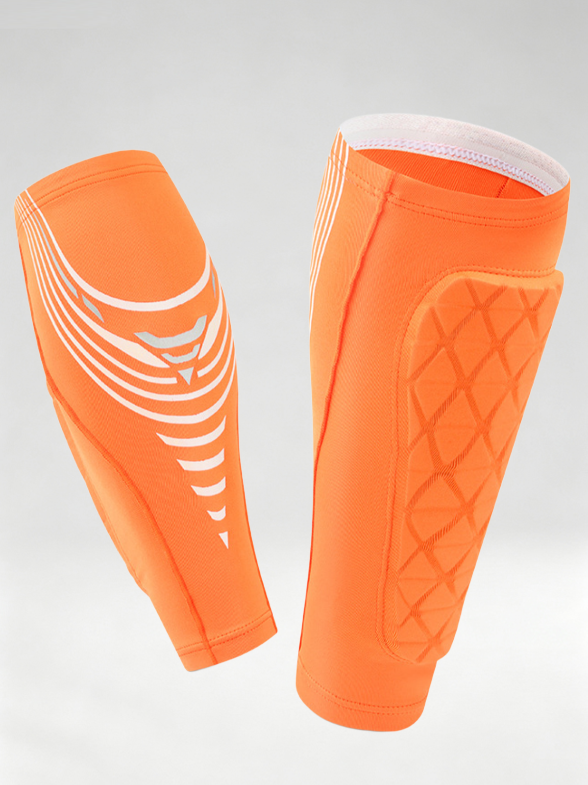 Flexvibe Honeycomb Anti‑Collision Shin Guard Breathable Non‑Slip Reflective for Football Running