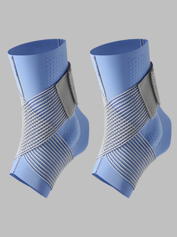 Flexvibe Thin Breathable Ankle Brace, Adjustable Ankle Support Straps for Running Skipping, Anti-Sprain Ankle Protector Sleeve