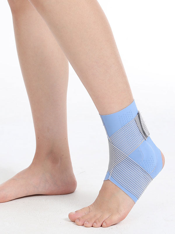 Flexvibe Thin Breathable Ankle Brace, Adjustable Ankle Support Straps for Running Skipping, Anti-Sprain Ankle Protector Sleeve