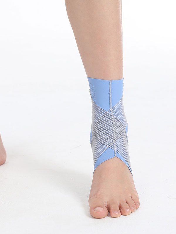 Flexvibe Thin Breathable Ankle Brace, Adjustable Ankle Support Straps for Running Skipping, Anti-Sprain Ankle Protector Sleeve