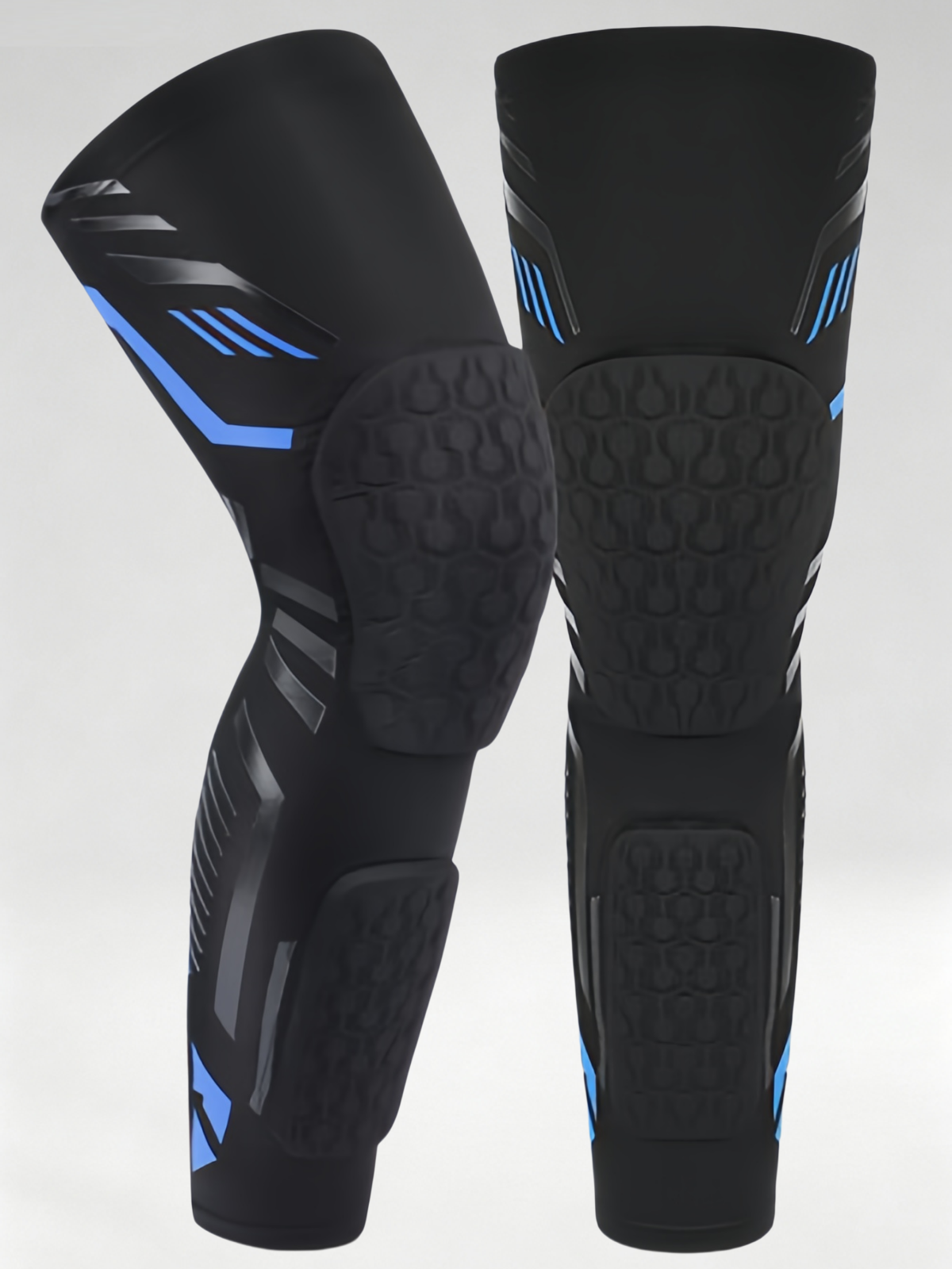 Flexvibe Honeycomb Anti‑Collision Knee Sleeve Non‑Slip Patella Protector for Basketball Running Cycling