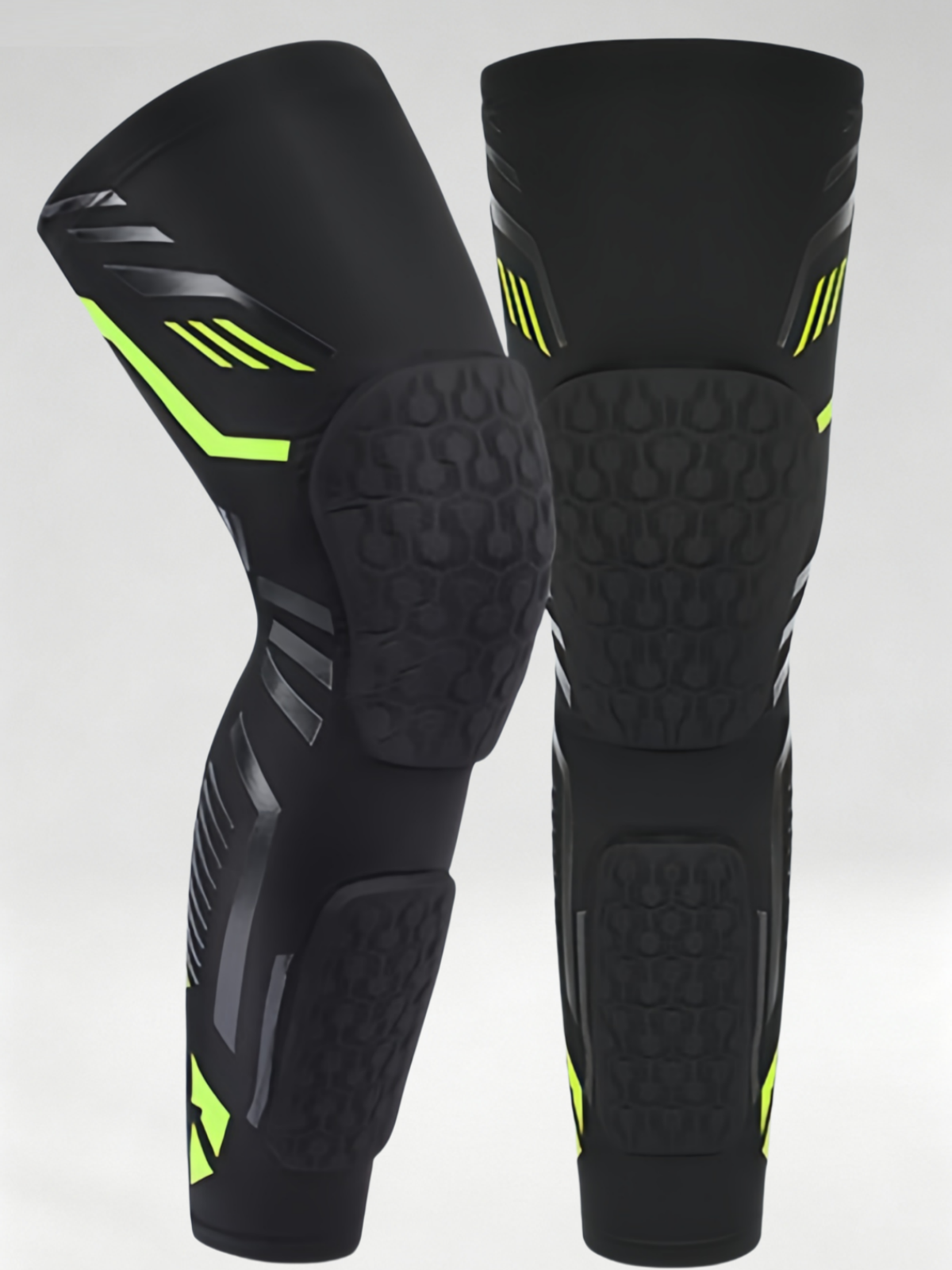 Flexvibe Honeycomb Anti‑Collision Knee Sleeve Non‑Slip Patella Protector for Basketball Running Cycling