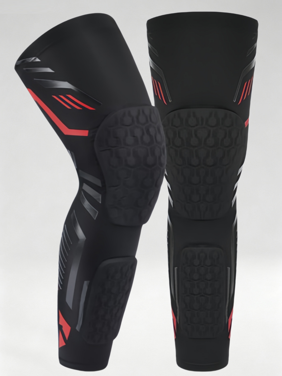 Flexvibe Honeycomb Anti‑Collision Knee Sleeve Non‑Slip Patella Protector for Basketball Running Cycling