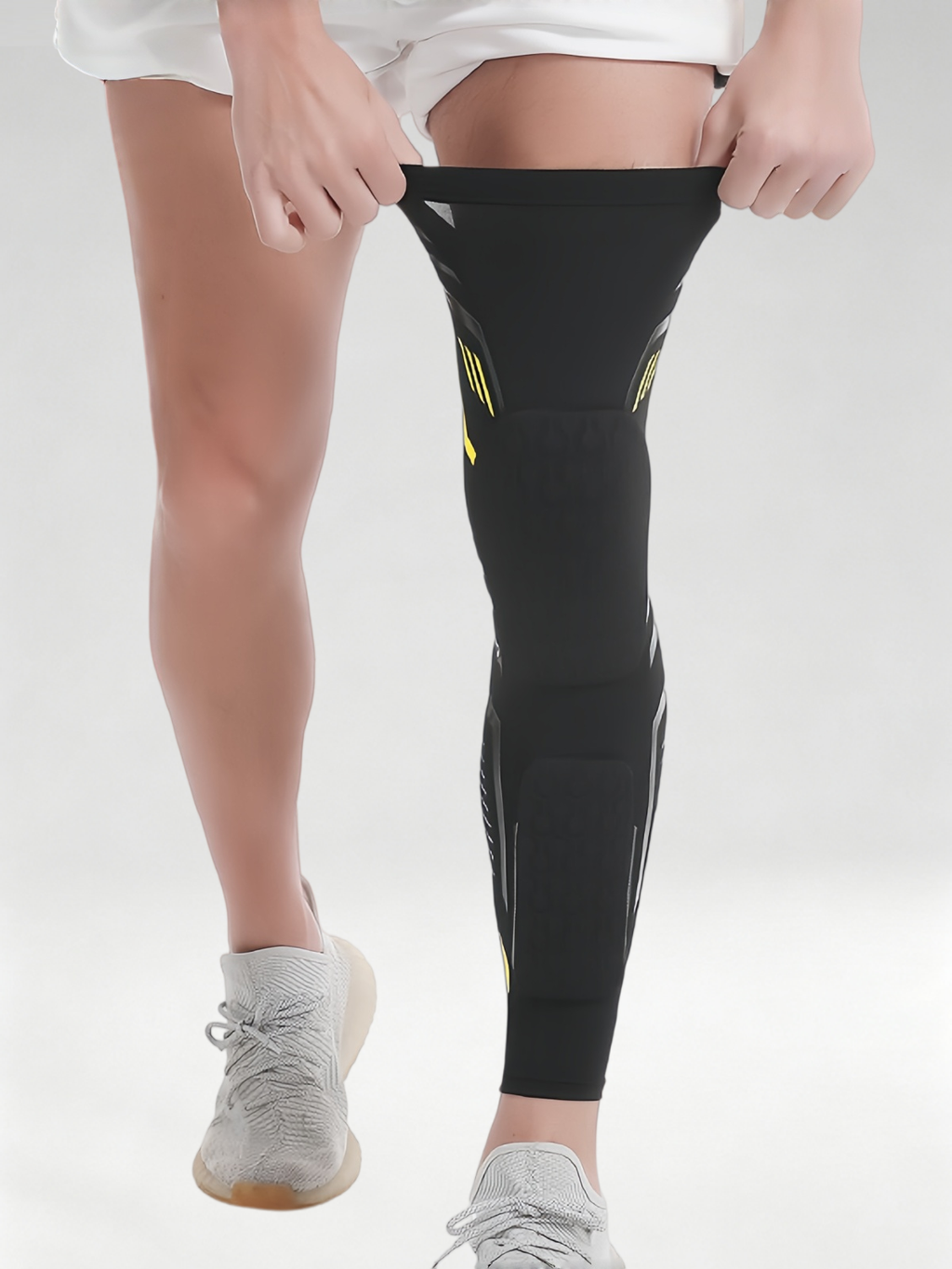 Flexvibe Honeycomb Anti‑Collision Knee Sleeve Non‑Slip Patella Protector for Basketball Running Cycling