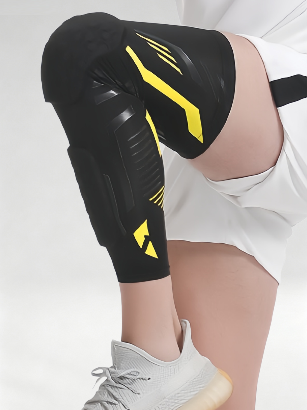 Flexvibe Honeycomb Anti‑Collision Knee Sleeve Non‑Slip Patella Protector for Basketball Running Cycling