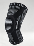 Flexvibe Silicone Spring Support Knee Sleeve for Men Women Basketball Running Hiking Patella Protection