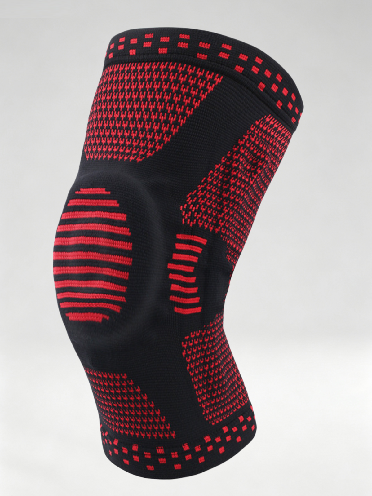 Flexvibe Silicone Spring Support Knee Sleeve for Men Women Basketball Running Hiking Patella Protection
