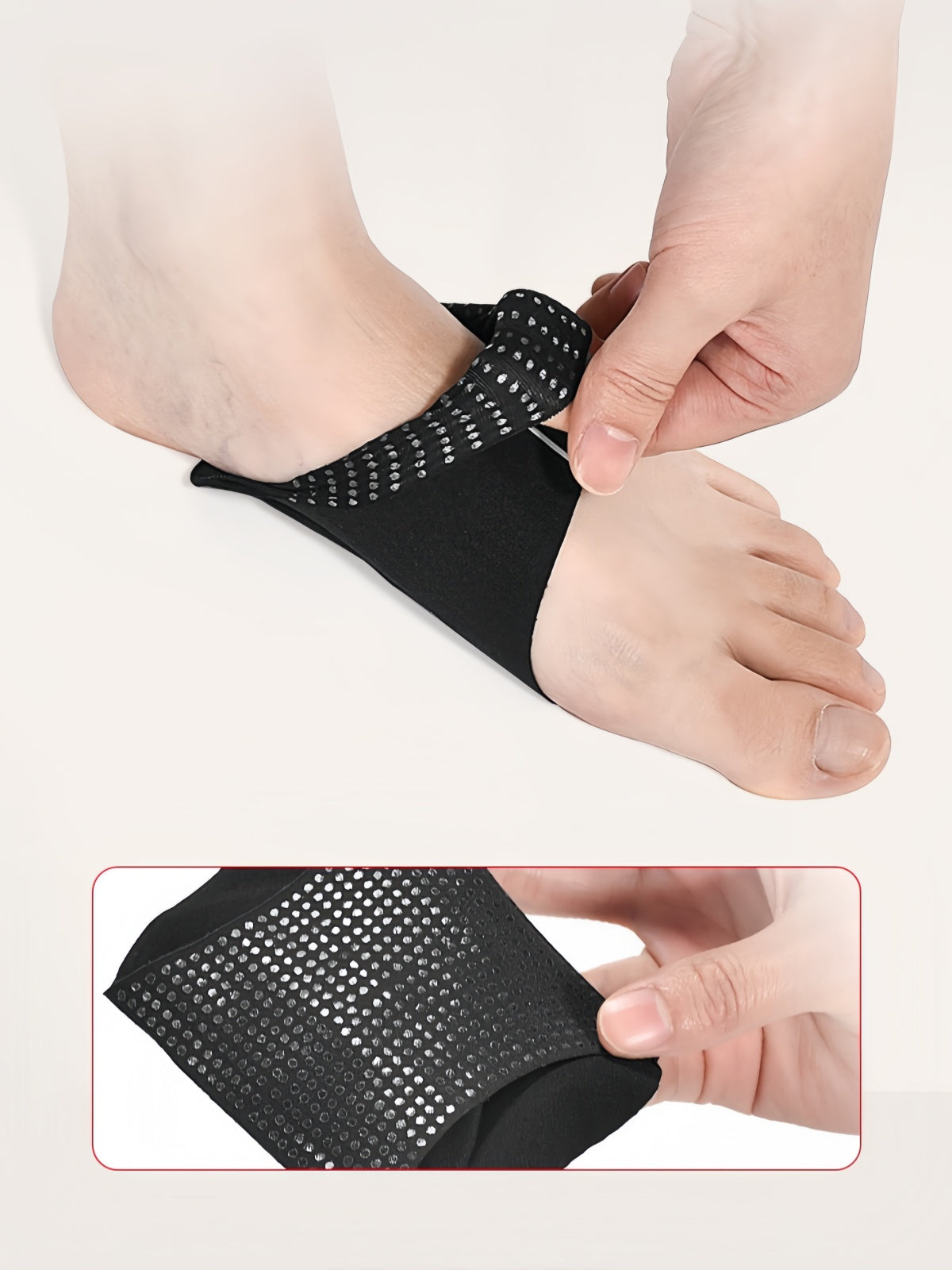 Flexvibe Thickened Silicone Arch Support Insoles, Orthotic Pads for Flat Feet High Arch & Foot Varus Collapse