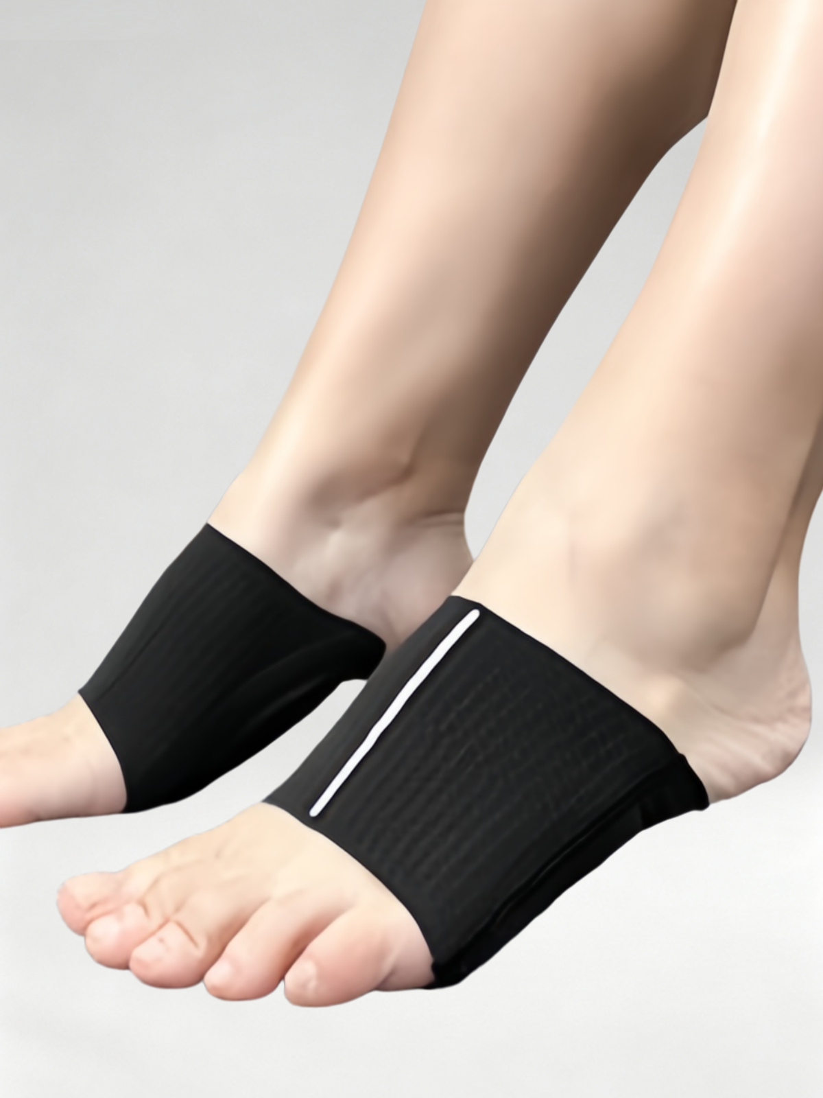 Flexvibe Thickened Silicone Arch Support Insoles, Orthotic Pads for Flat Feet High Arch & Foot Varus Collapse