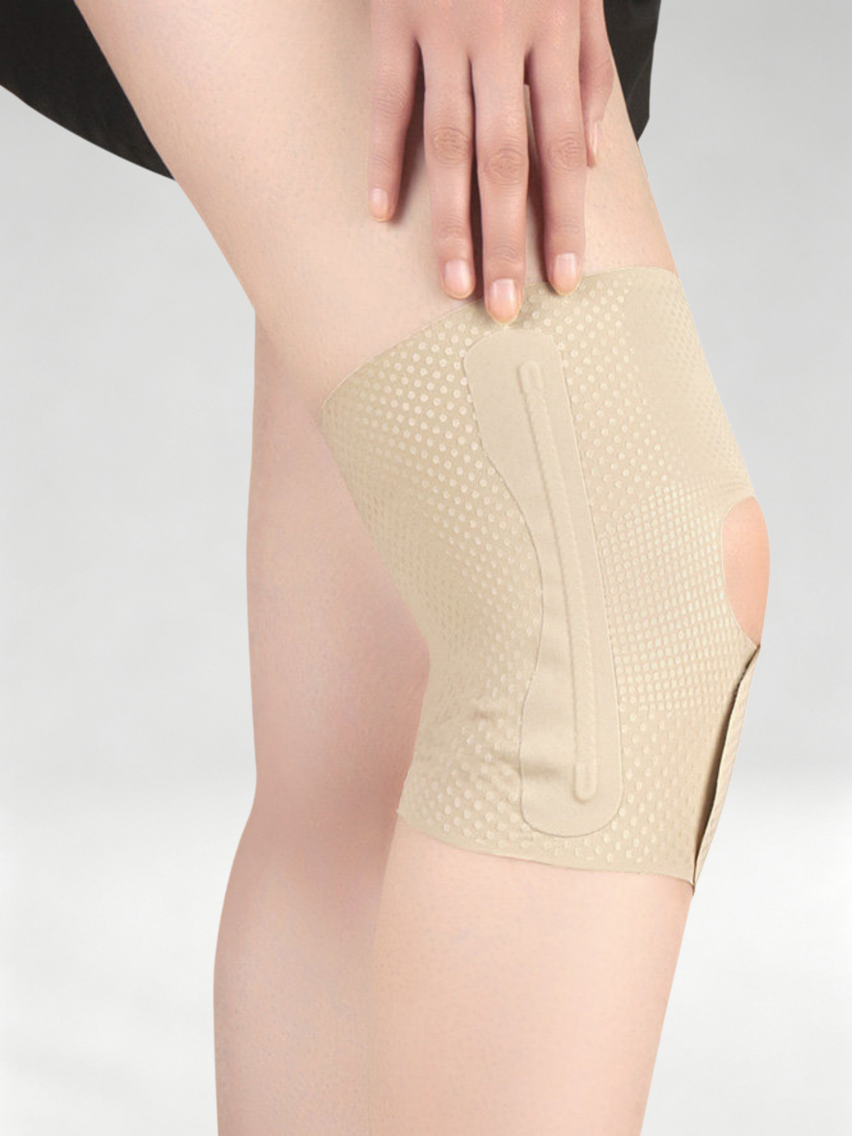 Flexvibe Thin Breathable Knee Sleeve for Women Running Walking Meniscus Patella Protection