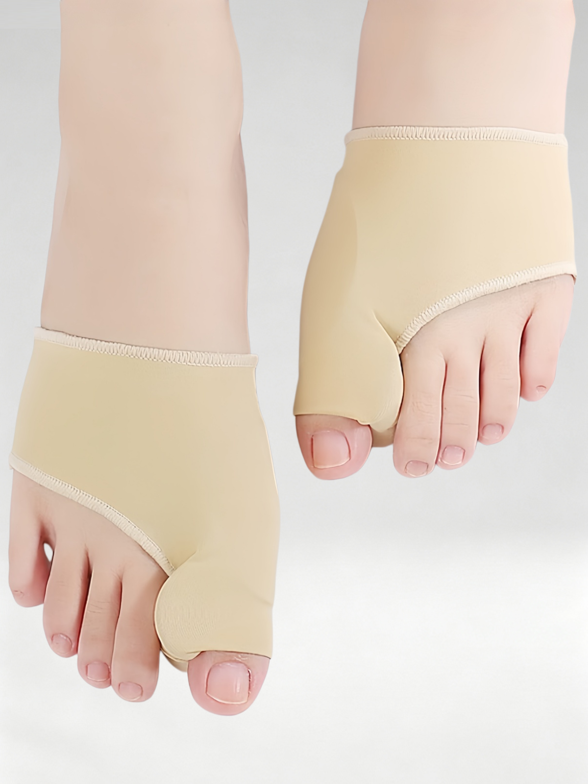 Flexvibe Bunion Corrector Toe Separator, Hallux Valgus Orthotic Big Toe Straightener for Men & Women