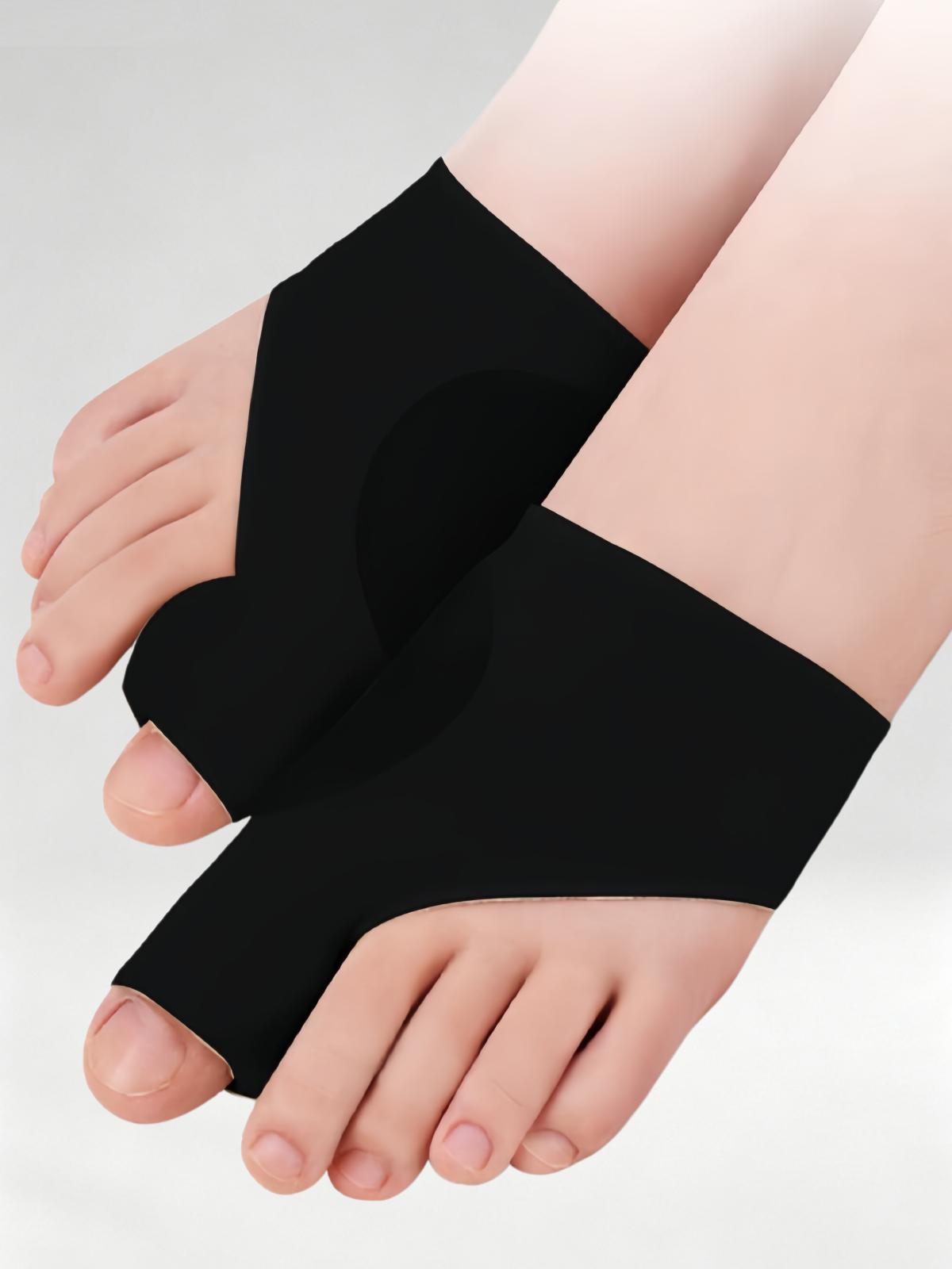 Flexvibe Bunion Corrector Toe Separator, Hallux Valgus Orthotic Big Toe Straightener for Men & Women