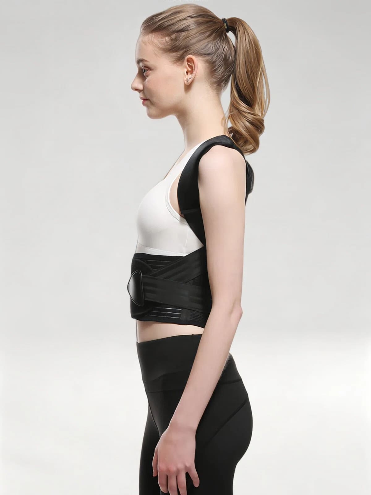 Flexvibe Posture Corrector for Adults & Kids, Back Brace for Hunchback Scoliosis Shoulder Correction