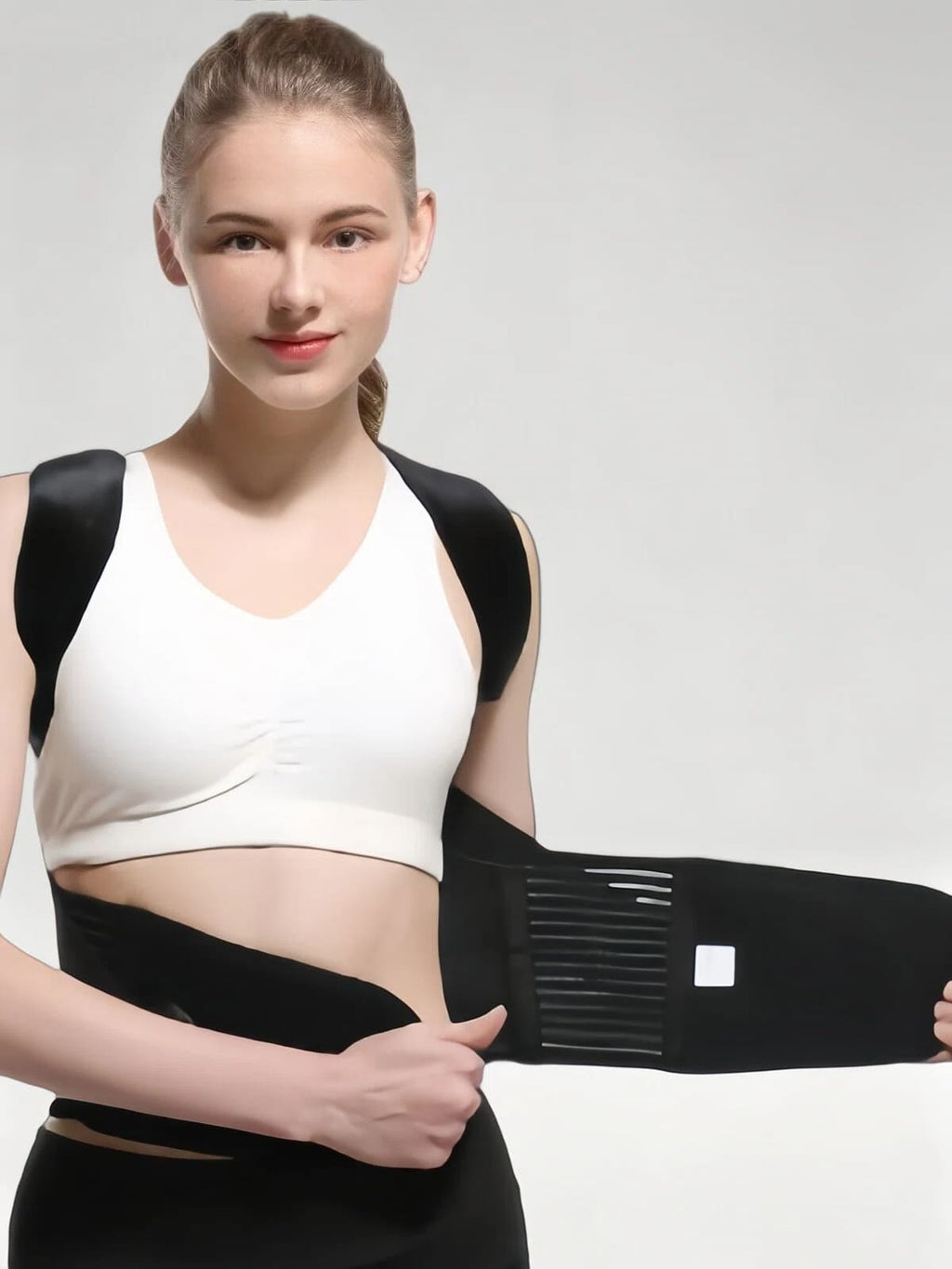 Flexvibe Posture Corrector for Adults & Kids, Back Brace for Hunchback Scoliosis Shoulder Correction