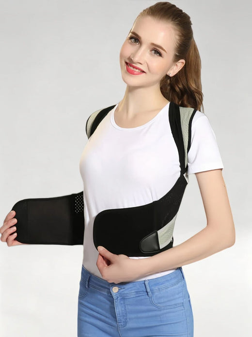 Flexvibe Posture Corrector for Adults Students Kids, Back Brace for Hunchback Correction for Men Women