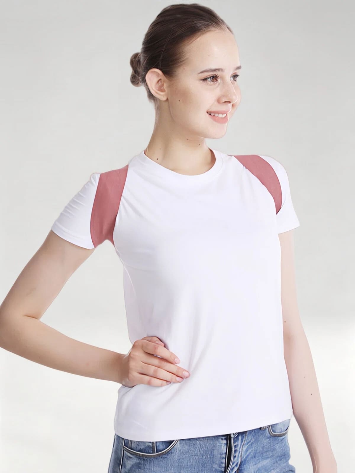 Flexvibe Invisible Breathable Posture Corrector, Back Brace for Hunchback Shoulder Straightening for Kids Adults