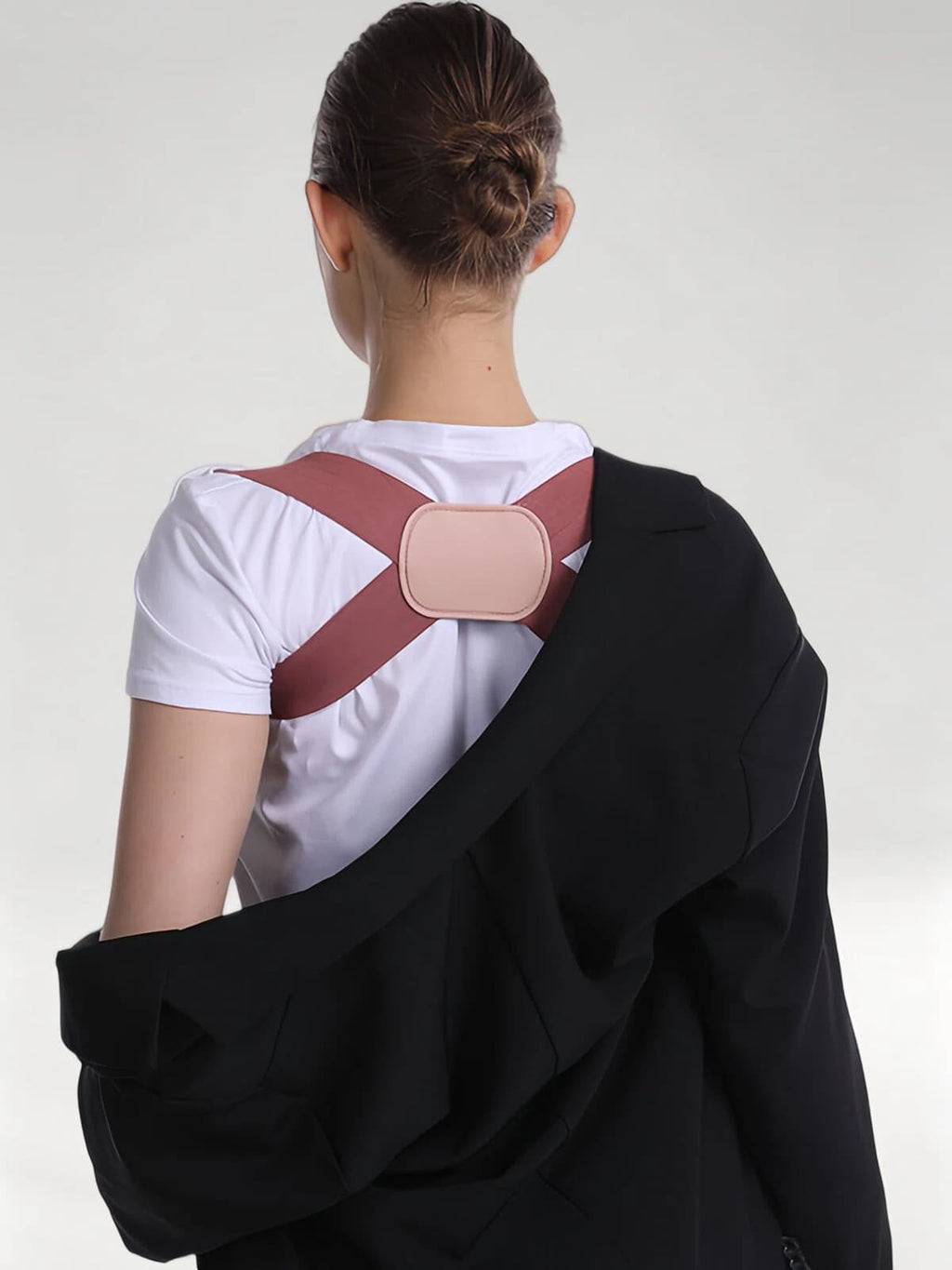 Flexvibe Invisible Breathable Posture Corrector, Back Brace for Hunchback Shoulder Straightening for Kids Adults