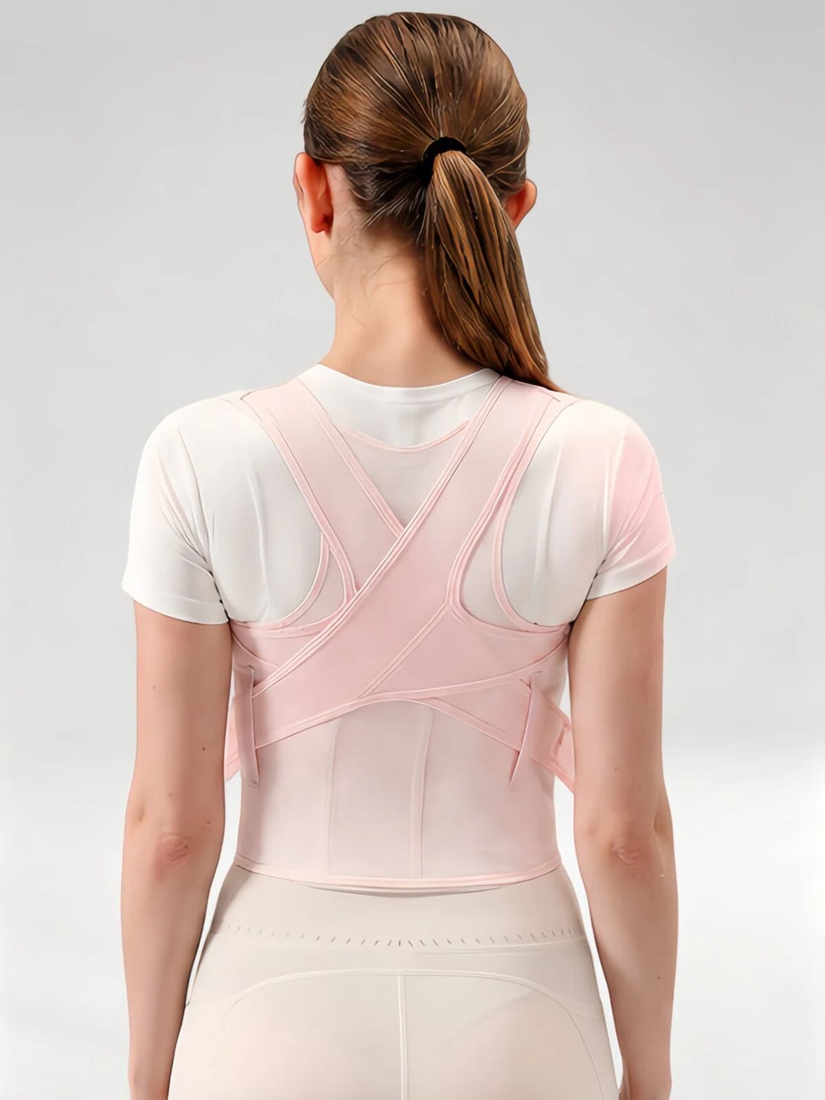 Flexvibe Invisible Posture Corrector for Girls, Shoulder Opening Back Brace for Female Students