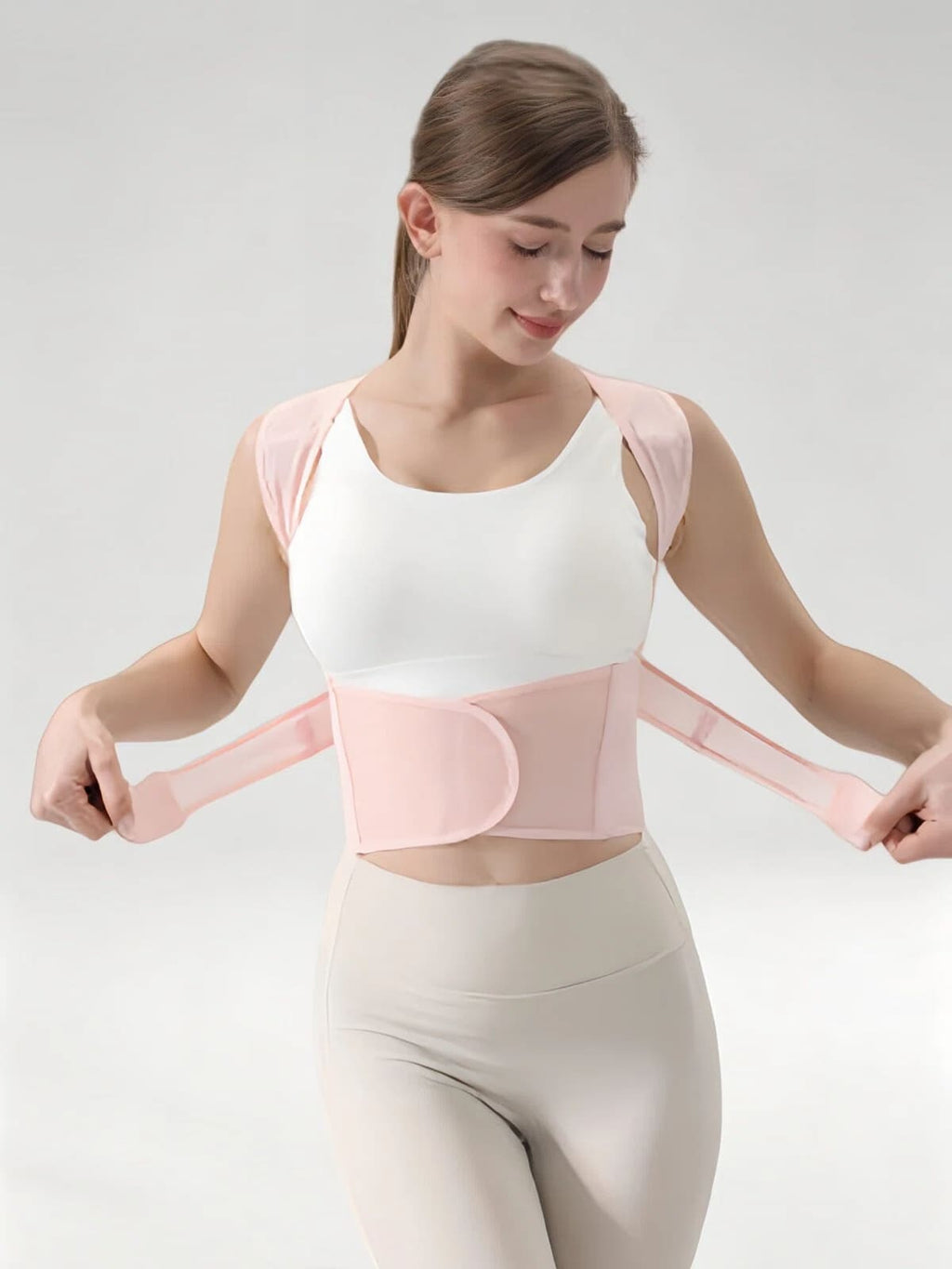 Flexvibe Invisible Posture Corrector for Girls, Shoulder Opening Back Brace for Female Students