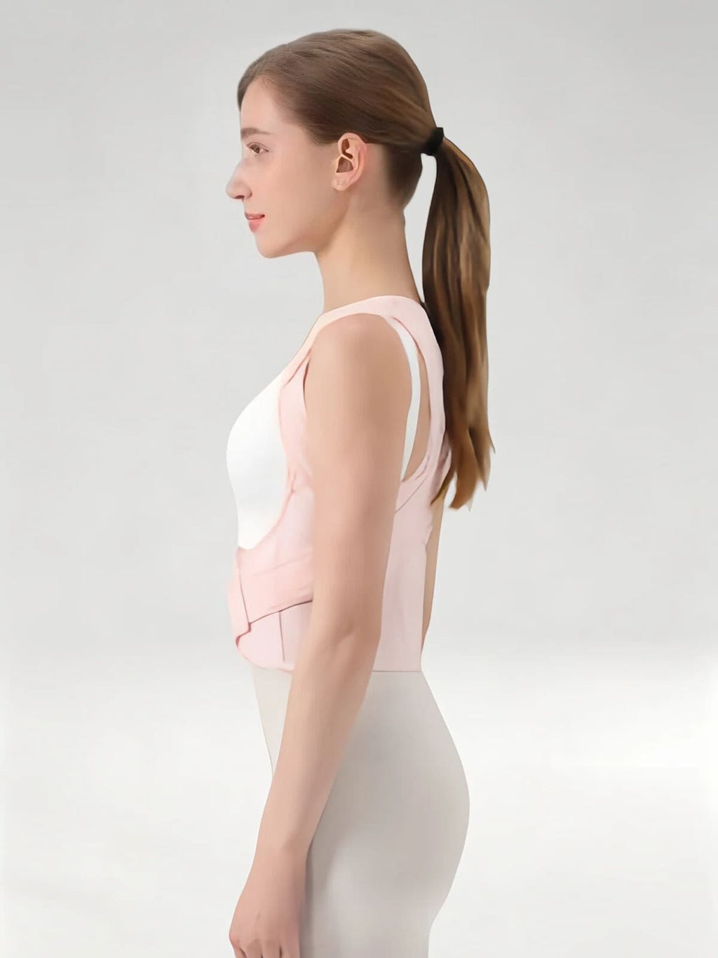 Flexvibe Invisible Posture Corrector for Girls, Shoulder Opening Back Brace for Female Students
